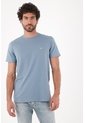 Tennis Camiseta Para Hombre De Algodón Azul Regular Con Icono De Raquetas de Tennis