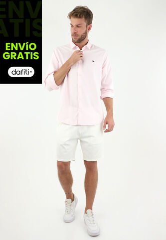 Camisa Rosada Para Hombre Tennis