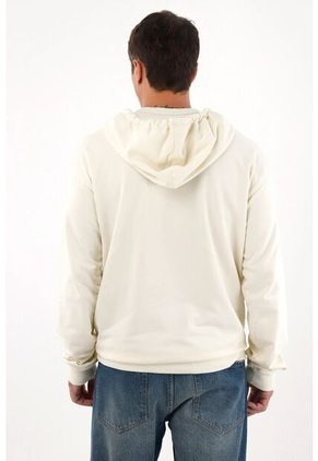 Tennis Buzo Tipo Hoodie Con Capucha Crudo Para Hombre