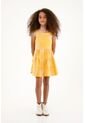 Vestido Amarillo Con Boleros Para Niña de Tennis