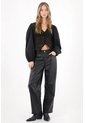 Tennis Camisa Con Leve Transparencia Negra Para Mujer de Tennis