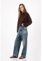 Tennis Jeans Recto En Denim Con Efecto Vintage Difuminado Para Mujer de Tennis