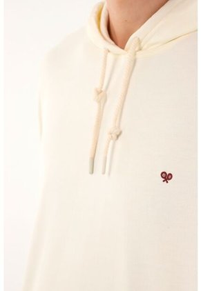 Tennis Buzo Tipo Hoodie Crudo Con Capucha Para Hombre