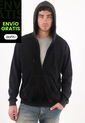 Tennis Buzo Regular Fit Con Efecto Lavado En Algodón Negro Para Hombre de Tennis
