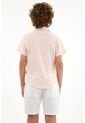 Camisa Rosada De Botones Para Niño de Tennis