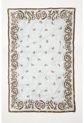 Tennis Pañoleta Con Estampado Paisley Azul