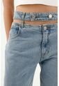 Tennis Jean Recto De Tiro Alto Con Diseño Cut Out Para Mujer de Tennis