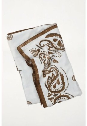 Tennis Pañoleta Con Estampado Paisley Azul