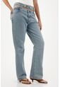 Tennis Jean Recto De Tiro Alto Con Diseño Cut Out Para Mujer de Tennis