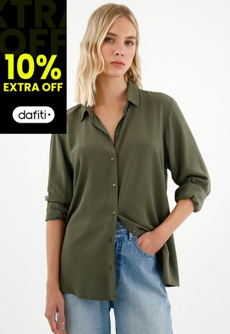 Tennis Camisa Manga Larga Verde Para Mujer Tennis