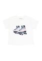 Camiseta Blanca Con Estampado Para Niña de Tennis