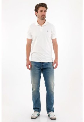 Tennis Polo En Tela Piqué Licra Crudo Para Hombre