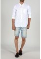 Tennis Camisa Blanca De Lino Para Hombre de Tennis