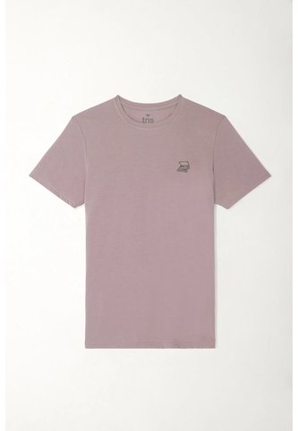 Tennis Camiseta Estampada En Espalda Gris Para Hombre Tennis