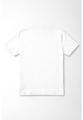 Tennis Camiseta Corte Recto Con Frase Champagne Treatment En Algodón Blanco Para Mujer
