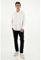 Tennis Camisa Manga Larga Blanca Para Hombre de Tennis