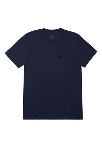 Tennis Camiseta Básica Estampada Azul Para Hombre Tennis