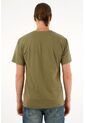 Camiseta Verde Con Abertura En V Para Hombre de Tennis