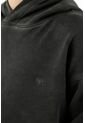 Buzo Tipo Hoodie Negro Para Niño de Tennis