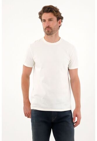 Tennis Camiseta Manga Corta En Tela Jersey Crudo Para Hombre Tennis