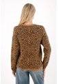 Tennis Buzo Tejido Afelpado Animal Print Con Diseño Limpio Para Mujer de Tennis