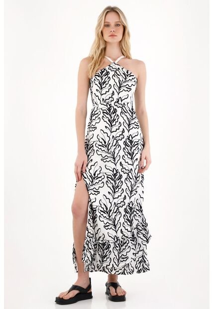 Tennis Vestido Con Boleros En Ruedo Crudo Para Mujer