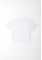 Tennis Camiseta Para Mujer De Algodón Blanca De Fit Relajado Con Escote En V de Tennis