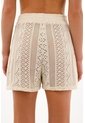 Tennis Bermuda Crudo Tipo Crochet Para Mujer de Tennis