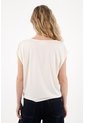 Tennis Camiseta Con Drappeado Crudo Para Mujer de Tennis