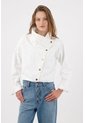 Tennis Chaqueta Con Textura En Relieve En Algodón Blanco Para Mujer de Tennis