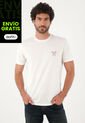 Tennis Camiseta Para Hombre Algodón Blanco Regular Con Gráfico de Tennis