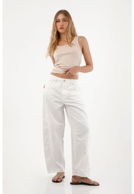 Tennis Camiseta Manga Sisa Ajustada Crudo Para Mujer