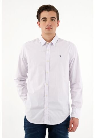 Camisa Morada Con Diseño A Rayas Para Hombre Tennis