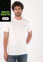 Tennis Camiseta Para Hombre En Algodón Blanca Regular Con Gráfico de Tennis
