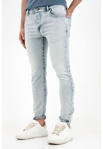 Tennis Jean Skinny Azul Tono Claro Para Hombre Tennis