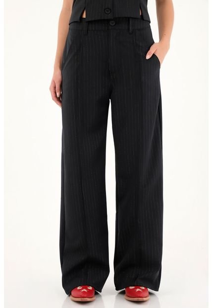 Pantalón Negro Clásico Para Mujer