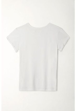 Tennis Camiseta Manga Corta Blanca Para Mujer