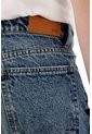 Tennis Jean Recto De Tiro Alto Azul Para Mujer de Tennis