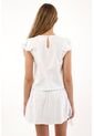 Tennis Camisa Manga Sisa Con Bolero Y Bordado Blanca Para Mujer de Tennis