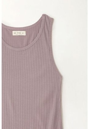 Tennis Camiseta Manga Sisa Gris Para Mujer