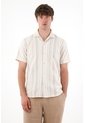 Tennis Camisa Manga Corta Crudo Para Hombre de Tennis