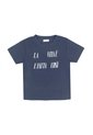 Camiseta Azul Con Estampado De Letras Para Mujer de Tennis