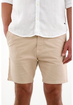 Bermuda Café Tipo Chino Para Hombre