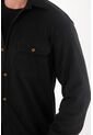 Tennis Camisa De Cuello Clásico Negra Para Hombre de Tennis