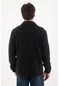 Tennis Camisa De Cuello Clásico Negra Para Hombre de Tennis