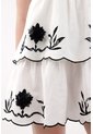 Tennis Vestido Corto Con Boleros Crudo Con Detalle Fruncido Para Mujer Con Acabado Suave de Tennis