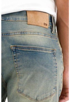 Tennis Jean Azul Super Skinny Para Hombre