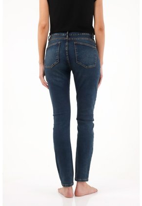 Tennis Jean Jegging Azul Para Mujer