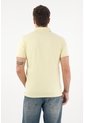 Tennis Polo Slim Fit Amarilla Licra Para Hombre de Tennis