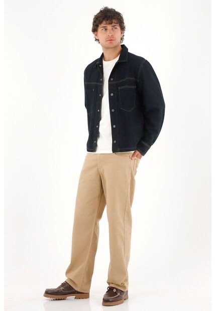 Tennis Chaqueta En Denim Azul Para Hombre